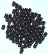 100 3mm Round Gunmetal Metal Beads